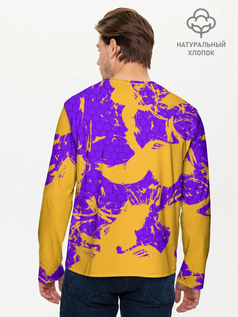 Мужской лонгслив базовый / LA LAKERS (P007_P004ooo1757683, P004ooo1757683)
