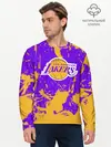 Мужской лонгслив базовый / LA LAKERS (P007_P004ooo1757683, P004ooo1757683)