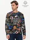 Мужской лонгслив базовый / Дискография KISS (P007_P004ooo1757881, P004ooo1757881)