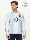 Мужской лонгслив базовый / Messi Copa America 2019 (P007_P004ooo1757999, P004ooo1757999)