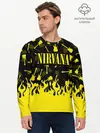 Мужской лонгслив базовый / NIRVANA (P007_P004ooo1760101, P004ooo1760101)