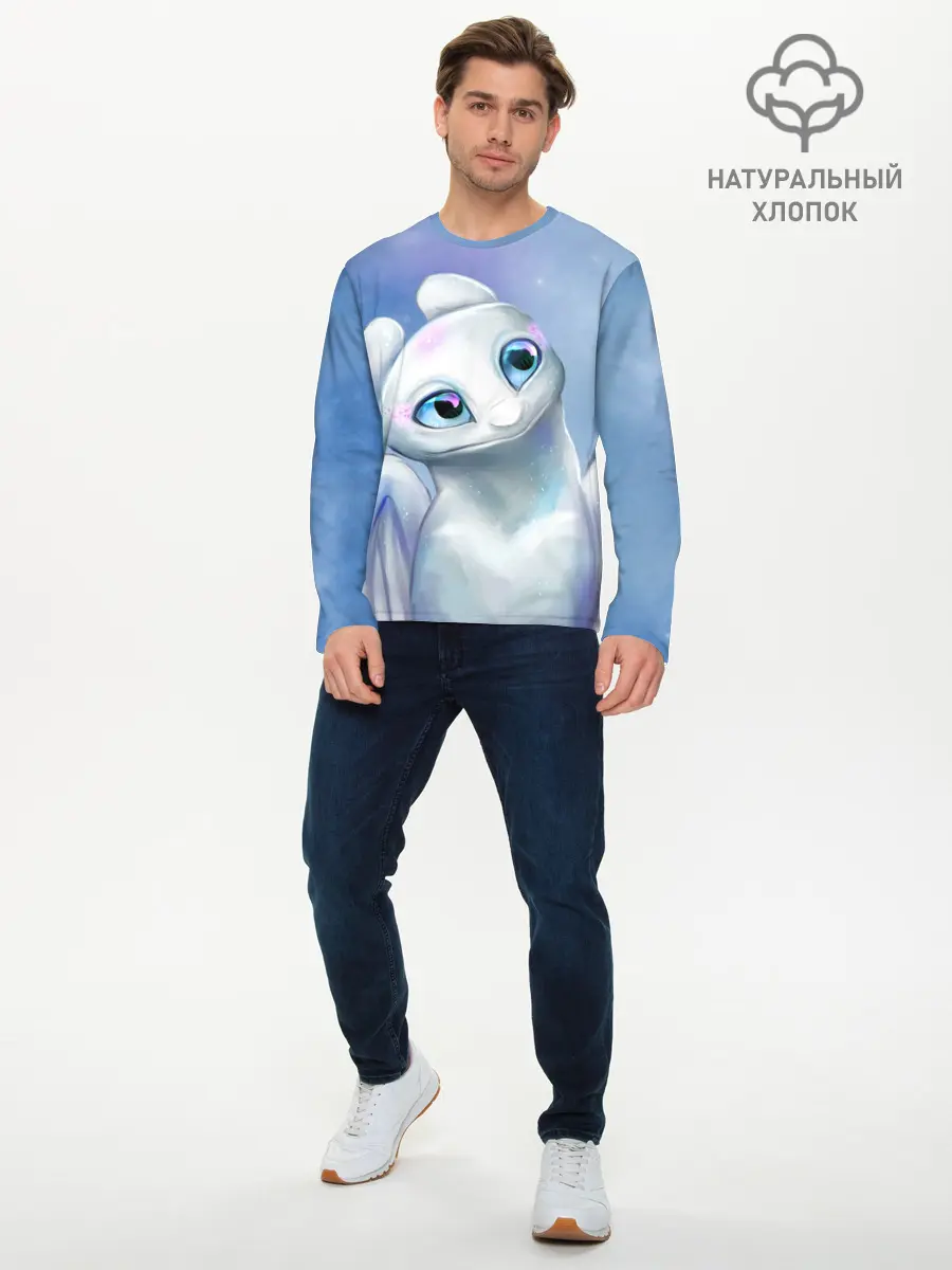 Мужской лонгслив базовый / дневная фурия (P007_P004ooo1760263, P004ooo1760263)