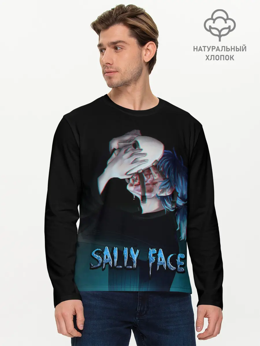 Мужской лонгслив базовый / Sally Face (P007_P004ooo1759227, P004ooo1759227)
