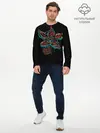 Мужской лонгслив базовый / Очень странные дела (P007_P004ooo1759791, P004ooo1759791)