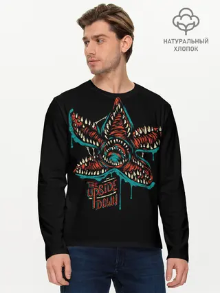 Мужской лонгслив базовый / Очень странные дела