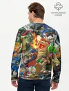 Мужской лонгслив базовый / Super Smash Bros ultimate (P007_P004ooo1762815, P004ooo1762815)