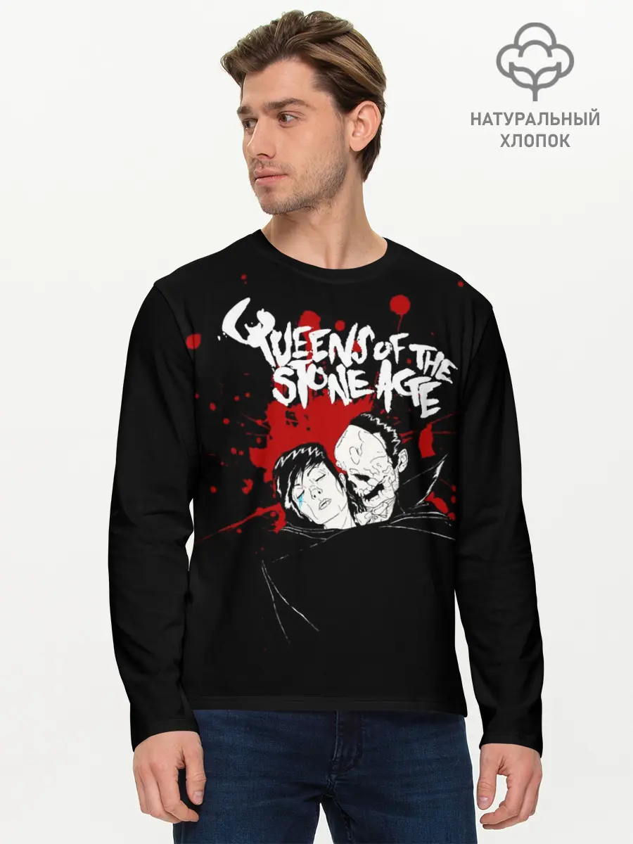 Мужской лонгслив базовый / Queens of the Stone Age (P007_P004ooo1764335, P004ooo1764335)
