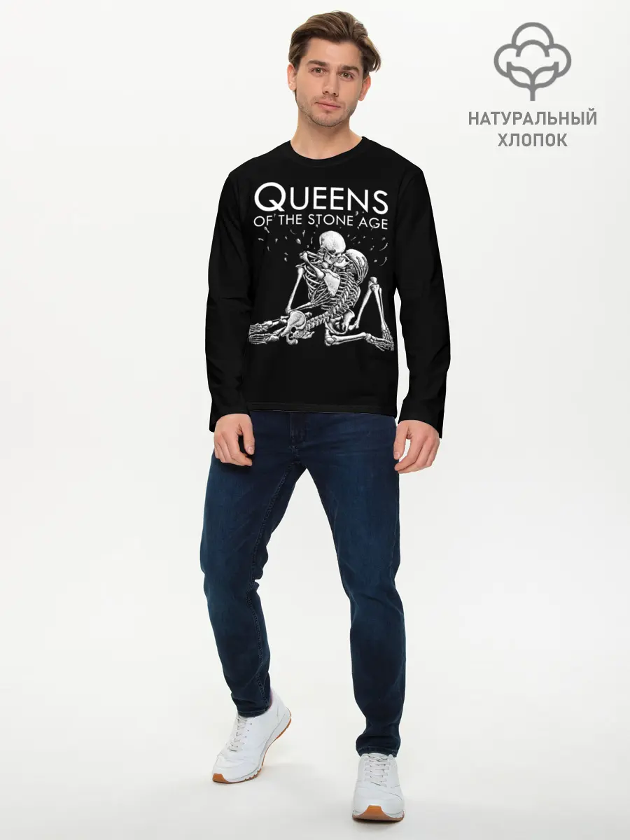 Мужской лонгслив базовый / Queens of the Stone Age (P007_P004ooo1764355, P004ooo1764355)