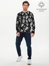Мужской лонгслив базовый / Призраки Мисфитс (P007_P004ooo1764839, P004ooo1764839)