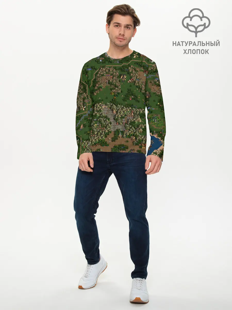 Мужской лонгслив базовый / HoMM 3 (P007_P004ooo1764129, P004ooo1764129)