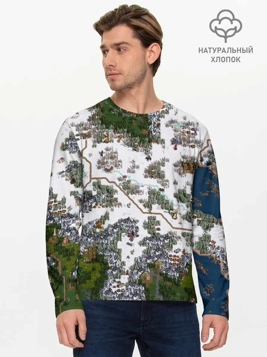 Мужской лонгслив базовый / HoMM 3 (P007_P004ooo1764143, P004ooo1764143)