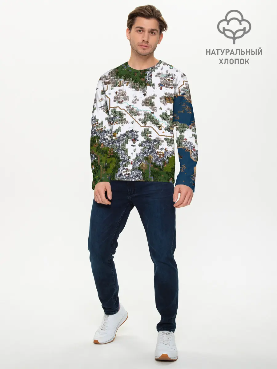 Мужской лонгслив базовый / HoMM 3 (P007_P004ooo1764143, P004ooo1764143)