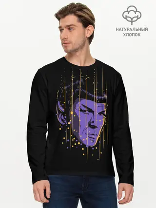 Мужской лонгслив базовый / Спок (P007_P004ooo1764175, P004ooo1764175)