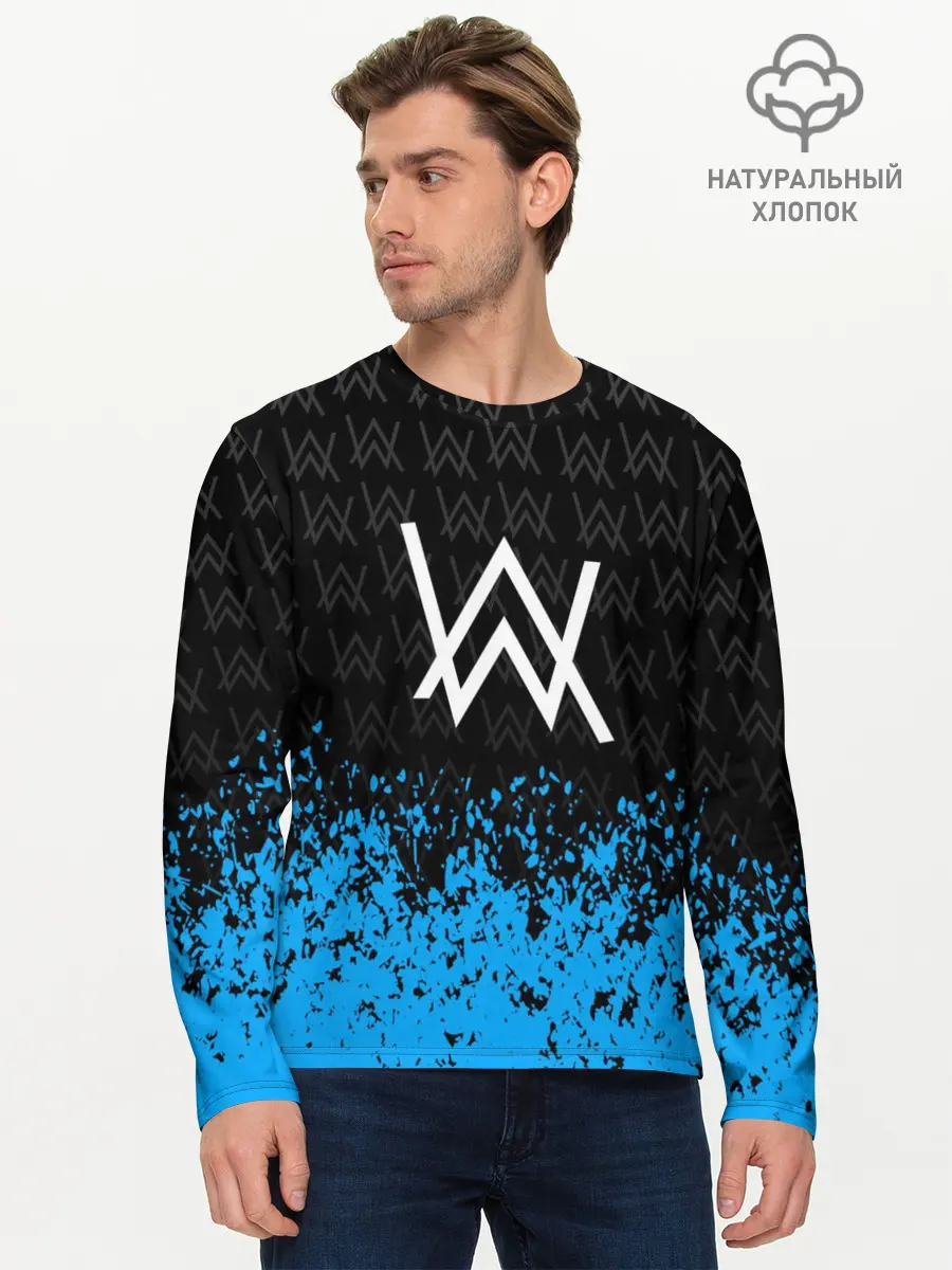 Мужской лонгслив базовый / ALAN WALKER (P007_P004ooo1767349, P004ooo1767349)