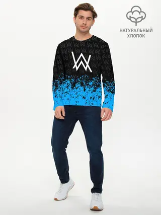 Мужской лонгслив базовый / ALAN WALKER (P007_P004ooo1767349, P004ooo1767349)