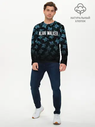 Мужской лонгслив базовый / ALAN WALKER (P007_P004ooo1767459, P004ooo1767459)