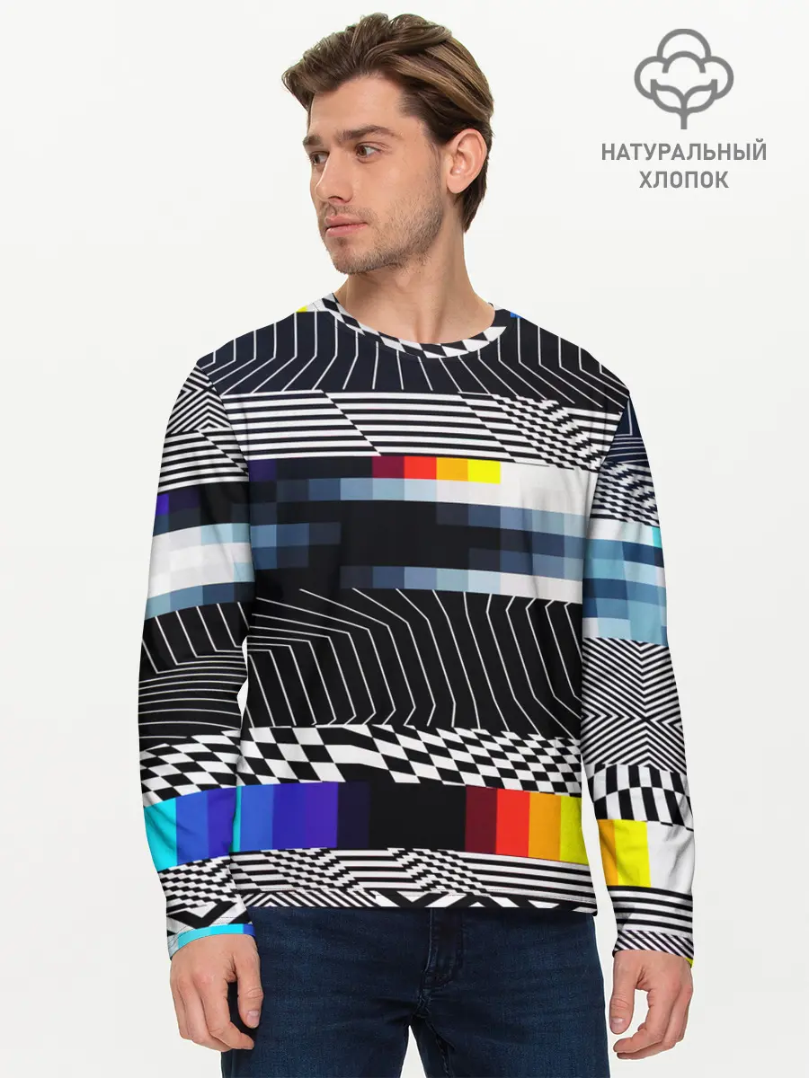 Мужской лонгслив базовый / Уличный стиль (P007_P004ooo1767761, P004ooo1767761)