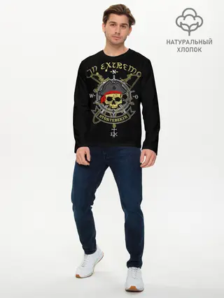 Мужской лонгслив базовый / In Extremo (P007_P004ooo1767935, P004ooo1767935)