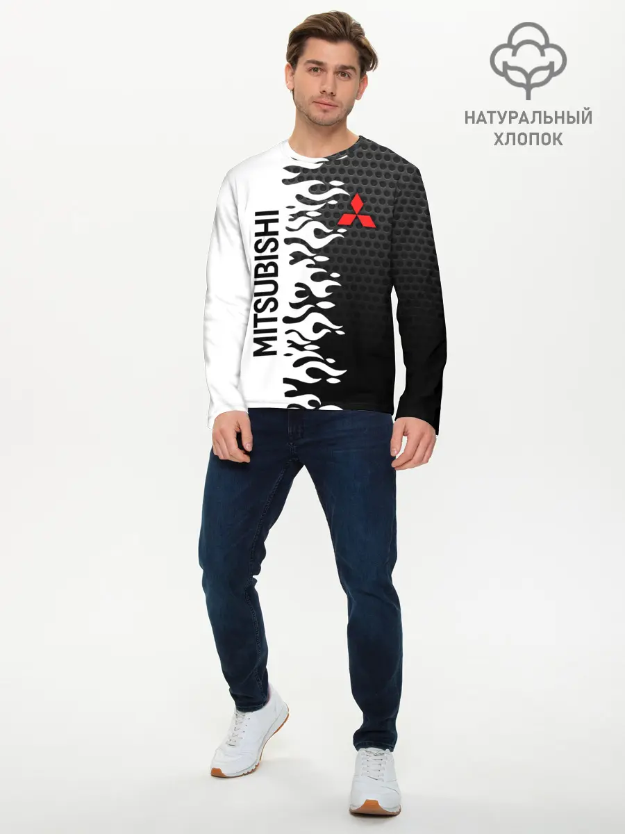 Мужской лонгслив базовый / MITSUBISHI (P007_P004ooo1766139, P004ooo1766139)