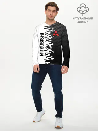 Мужской лонгслив базовый / MITSUBISHI (P007_P004ooo1766139, P004ooo1766139)