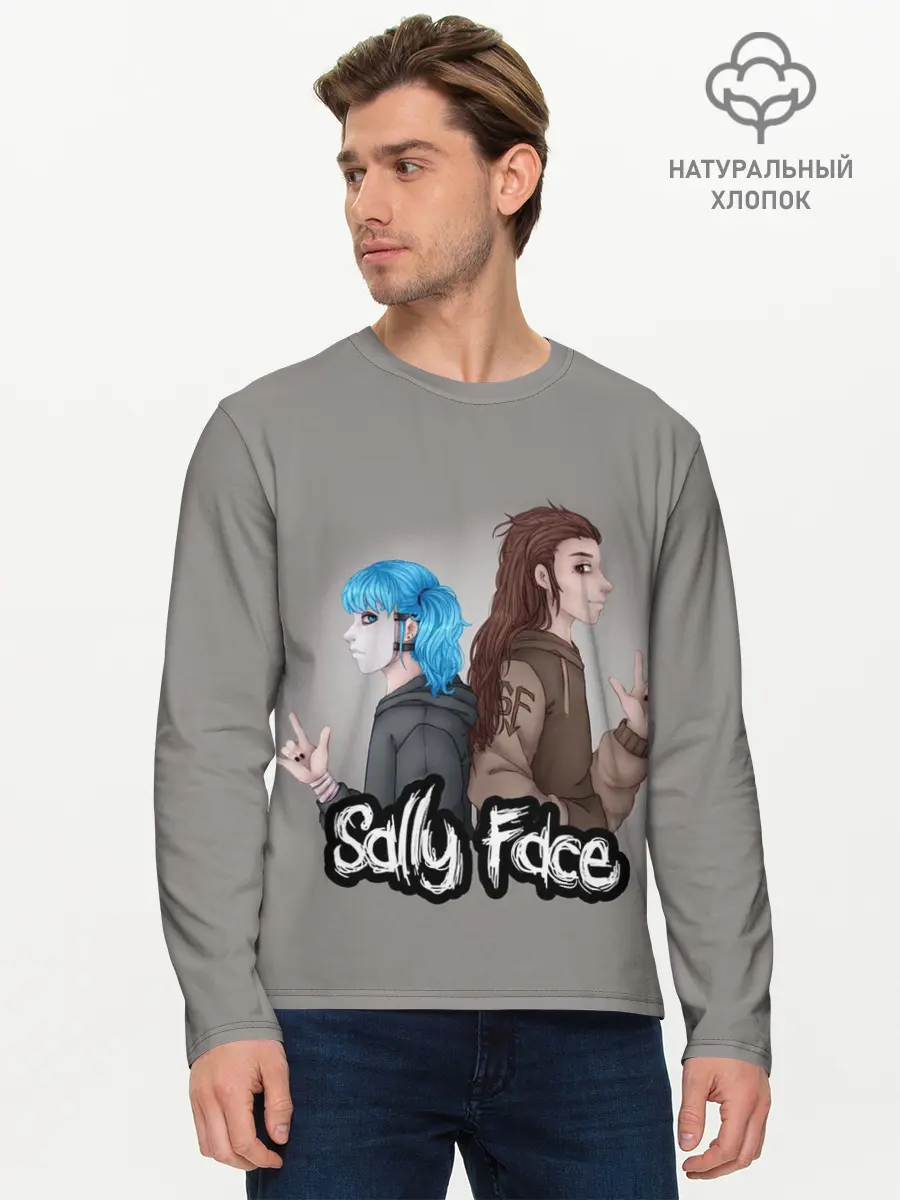 Мужской лонгслив базовый / Sally Face (P007_P004ooo1766159, P004ooo1766159)