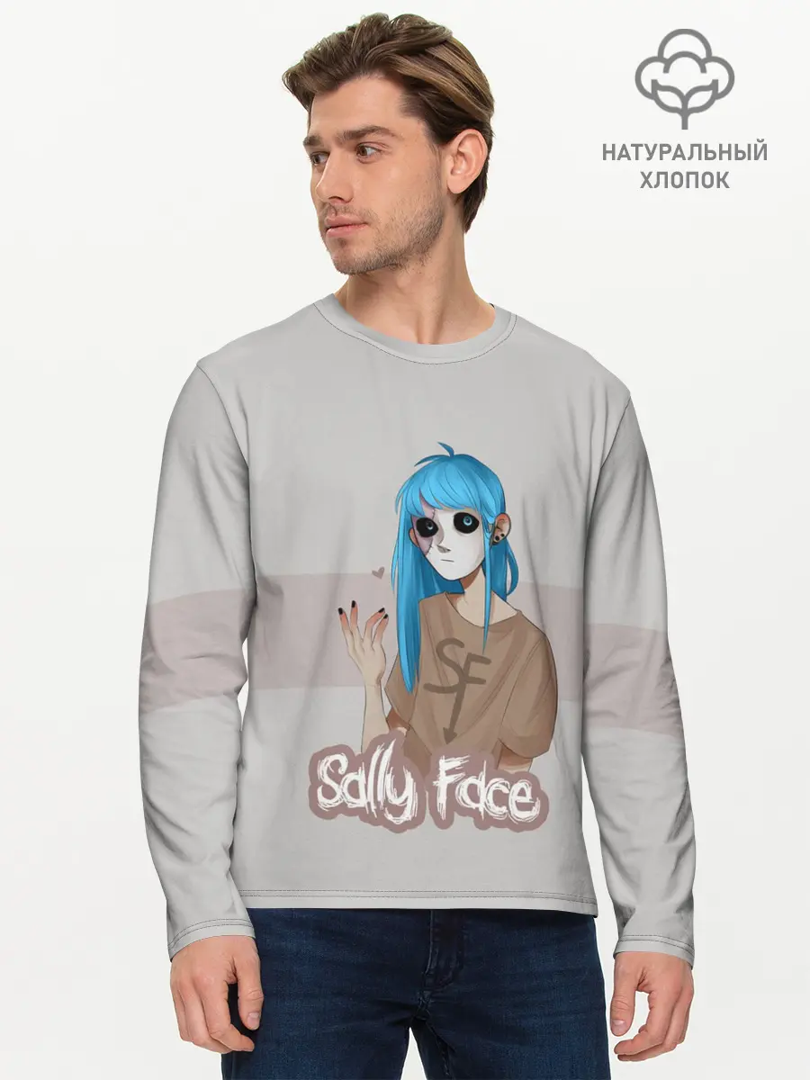 Мужской лонгслив базовый / Sally Face (P007_P004ooo1766325, P004ooo1766325)