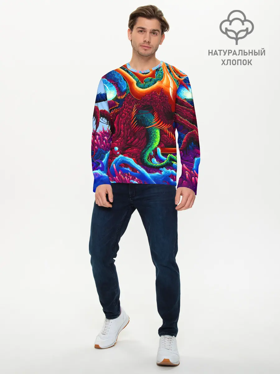 Мужской лонгслив базовый / Hyper Beast (P007_P004ooo1769461, P004ooo1769461)
