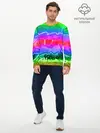 Мужской лонгслив базовый / GRAFFITI NEON (P007_P004ooo1769751, P004ooo1769751)