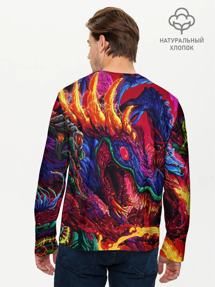 Мужской лонгслив базовый / Hyper Beast (P007_P004ooo1769459, P004ooo1769459)