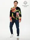 Мужской лонгслив базовый / Тюльпан (P007_P004ooo1772303, P004ooo1772303)