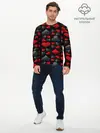 Мужской лонгслив базовый / Card suits (P007_P004ooo1771009, P004ooo1771009)