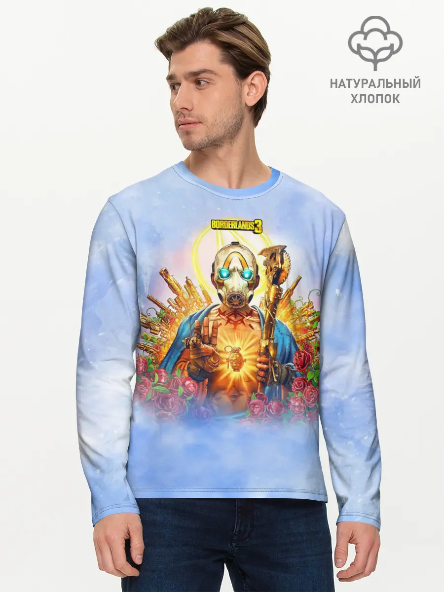 Мужской лонгслив базовый / Borderlands 3 (P007_P004ooo1772509, P004ooo1772509)