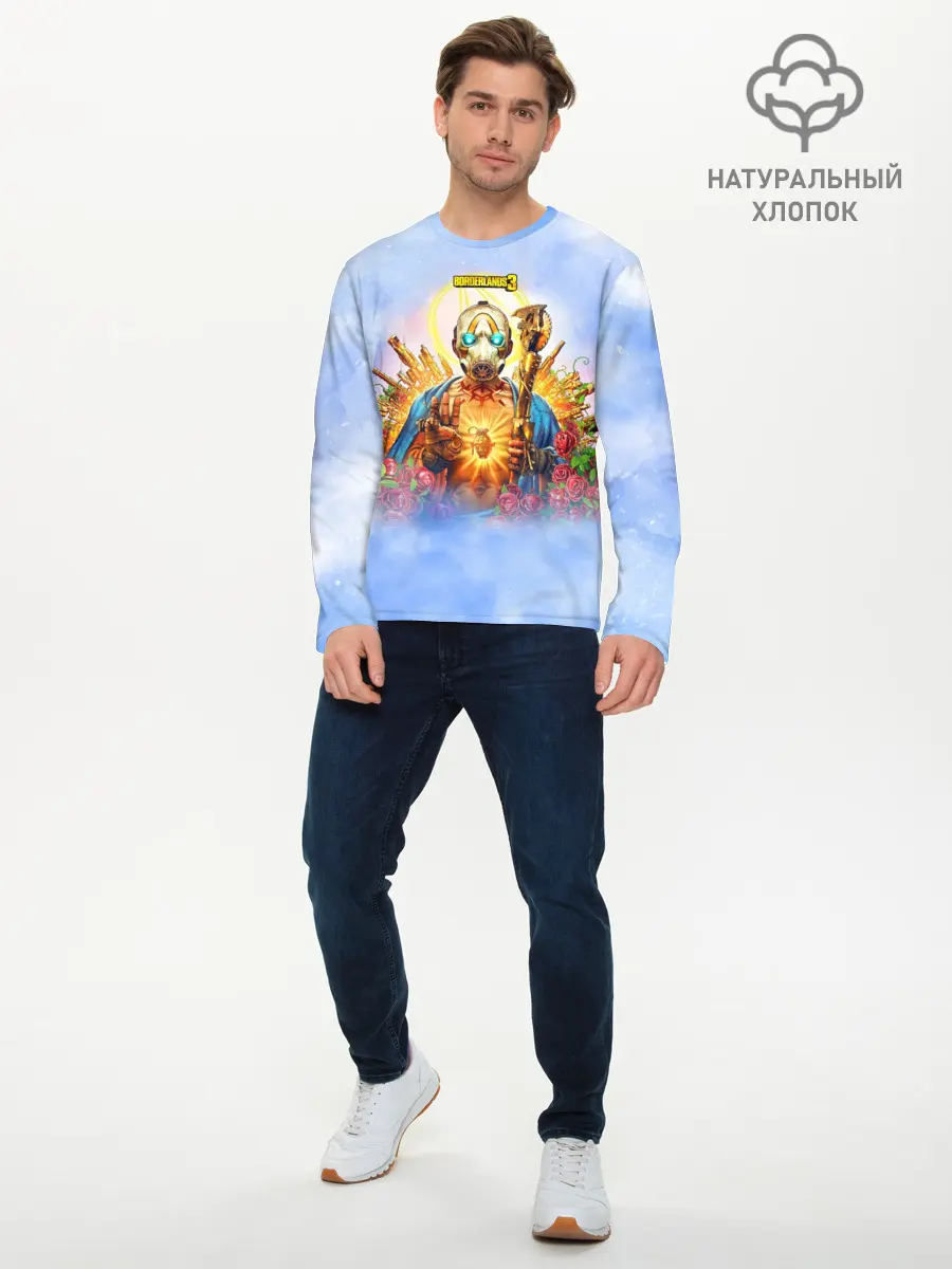 Мужской лонгслив базовый / Borderlands 3 (P007_P004ooo1772509, P004ooo1772509)