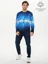 Мужской лонгслив базовый / Абстракция музыка (P007_P004ooo1772655, P004ooo1772655)