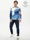 Мужской лонгслив базовый / Ёжик в космосе (P007_P004ooo1769881, P004ooo1769881)