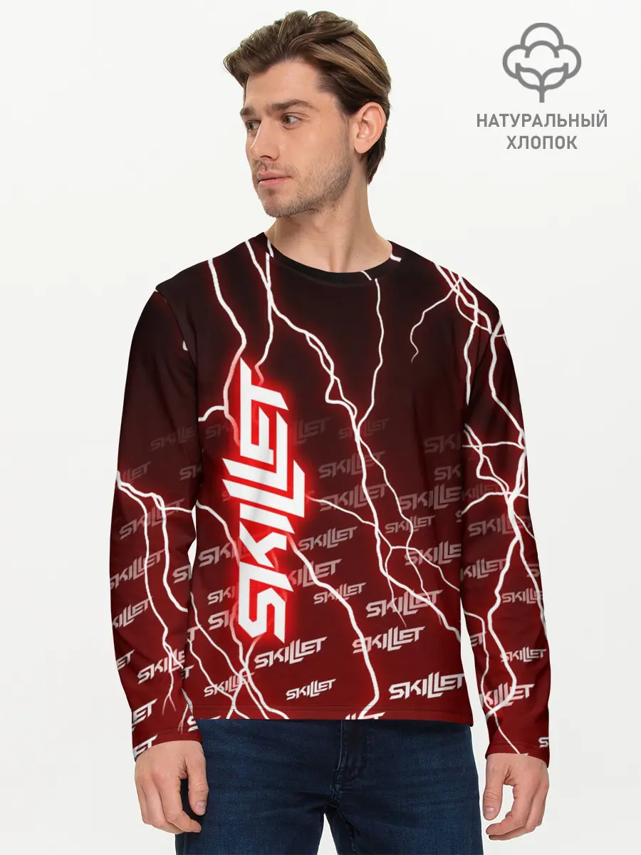 Мужской лонгслив базовый / SKILLET (P007_P004ooo1770149, P004ooo1770149)