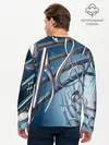 Мужской лонгслив базовый / Металлические ноты (P007_P004ooo1772685, P004ooo1772685)