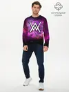 Мужской лонгслив базовый / Alan Walker & Marshmello (P007_P004ooo1773969, P004ooo1773969)