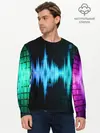 Мужской лонгслив базовый / neon music (P007_P004ooo1774197, P004ooo1774197)