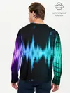 Мужской лонгслив базовый / neon music (P007_P004ooo1774197, P004ooo1774197)