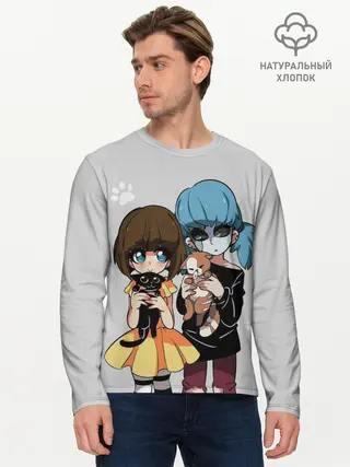 Мужской лонгслив базовый / Sally Face (P007_P004ooo1775835, P004ooo1775835)