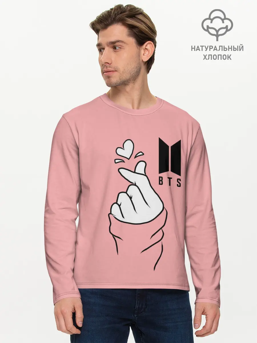 Мужской лонгслив базовый / BTS (P007_P004ooo1779409, P004ooo1779409)