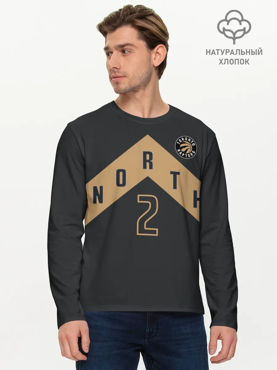 Мужской лонгслив базовый / Toronto Raptors Leonard (P007_P004ooo1778849, P004ooo1778849)