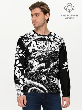 Мужской лонгслив базовый / Asking Alexandria (P007_P004ooo1780375, P004ooo1780375)
