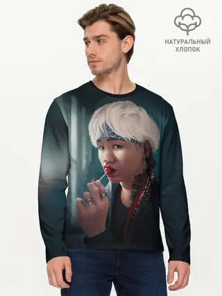 Мужской лонгслив базовый / Suga (P007_P004ooo1780563, P004ooo1780563)