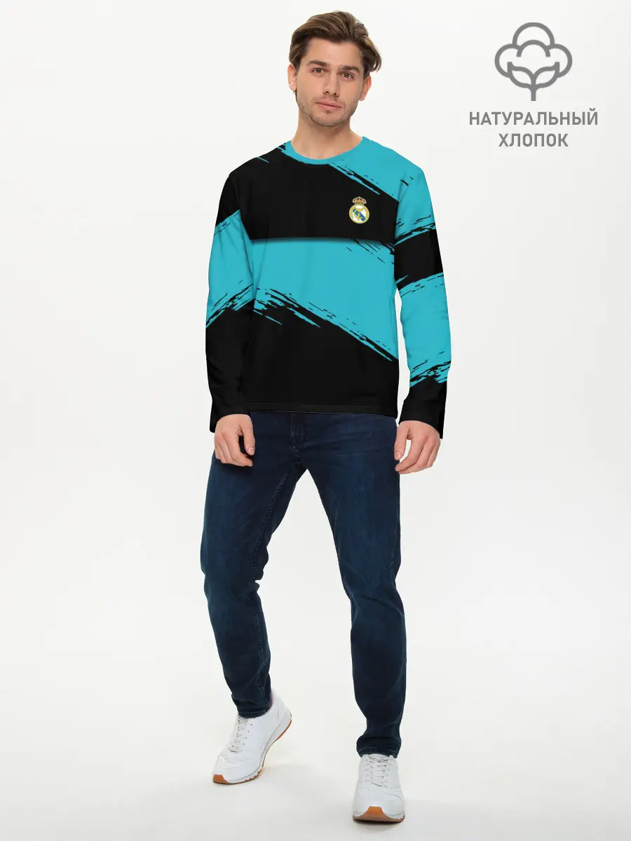 Мужской лонгслив базовый / REAL MADRID. (P007_P004ooo1780567, P004ooo1780567)