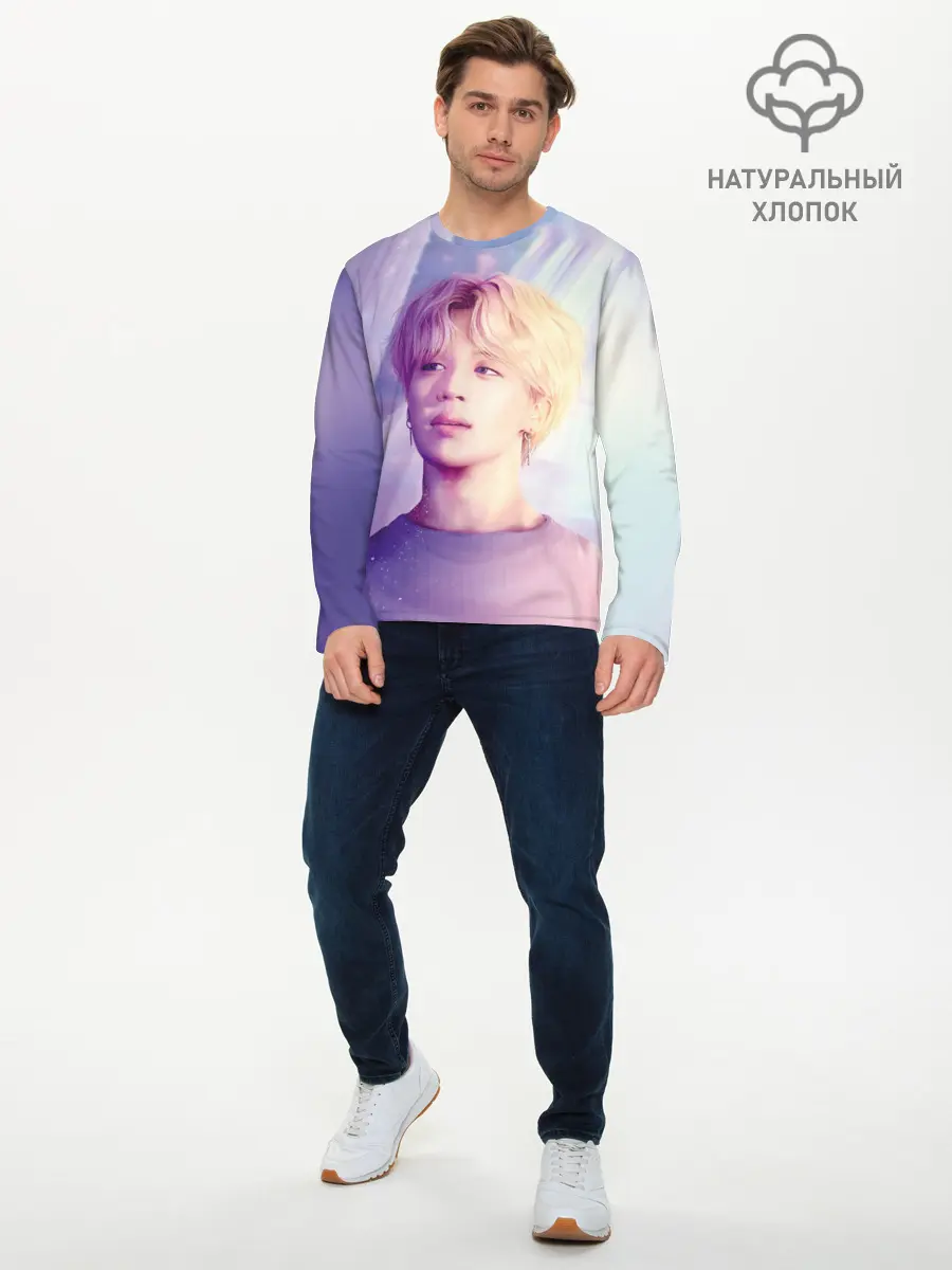 Мужской лонгслив базовый / BTS (P007_P004ooo1780633, P004ooo1780633)
