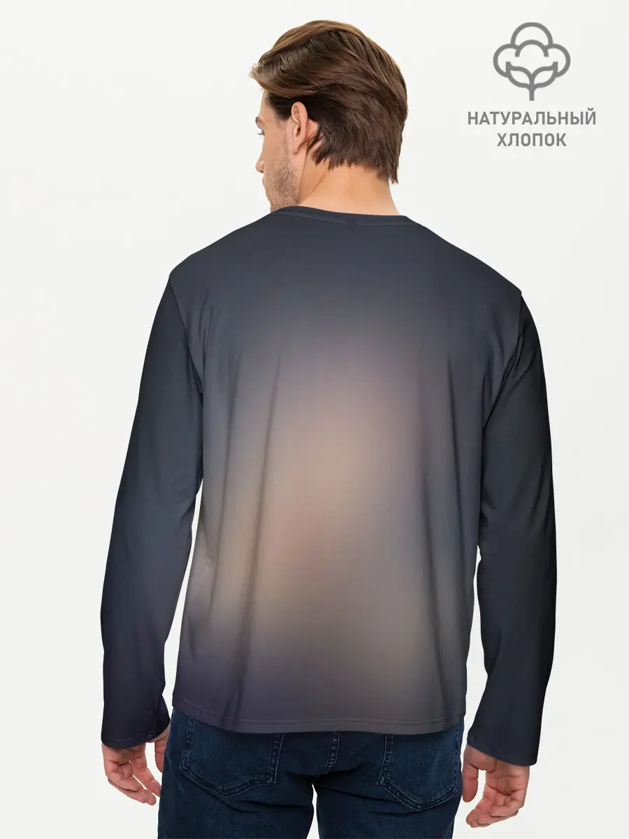 Мужской лонгслив базовый / Hair (P007_P004ooo1780729, P004ooo1780729)
