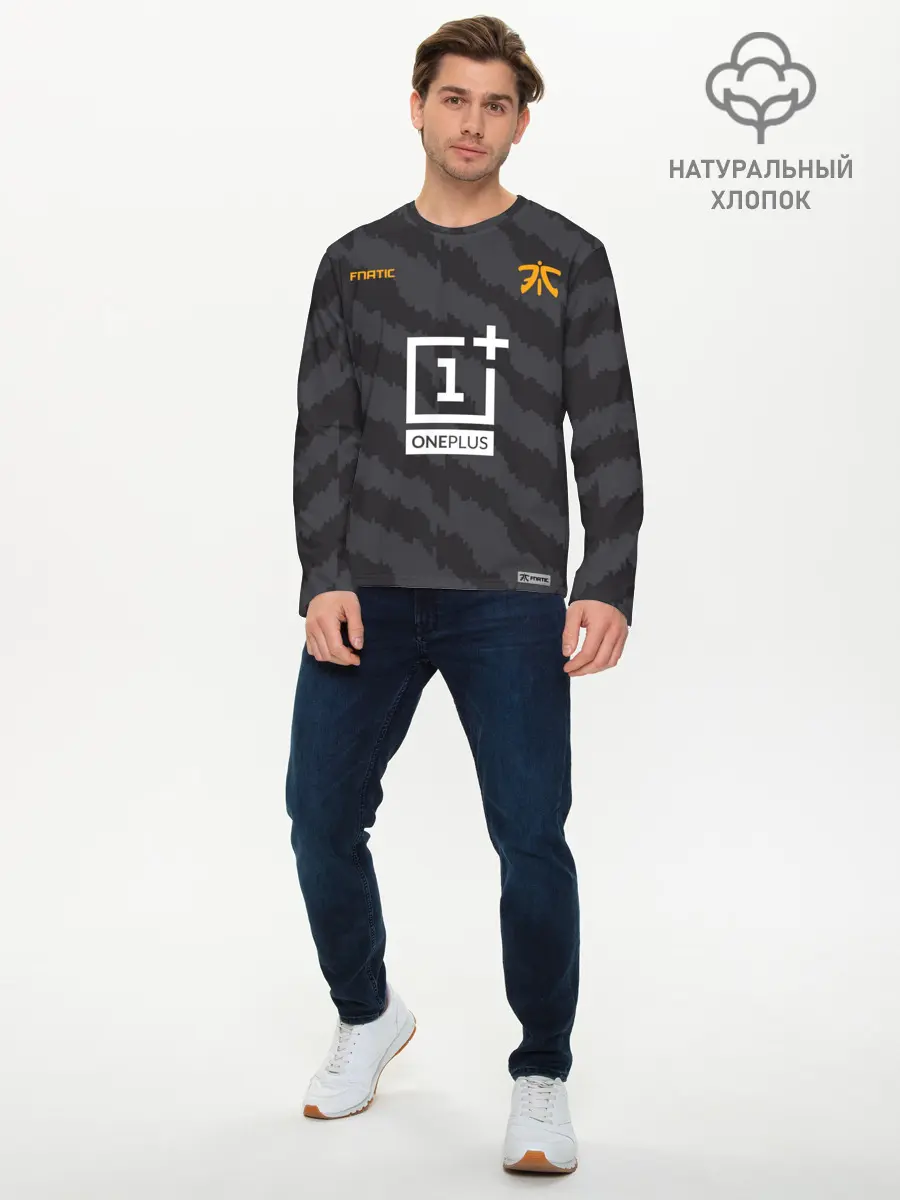 Мужской лонгслив базовый / Fnatic - Jersey pro 2019 (P007_P004ooo1780891, P004ooo1780891)