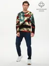 Мужской лонгслив базовый / USA 3D (P007_P004ooo1781751, P004ooo1781751)